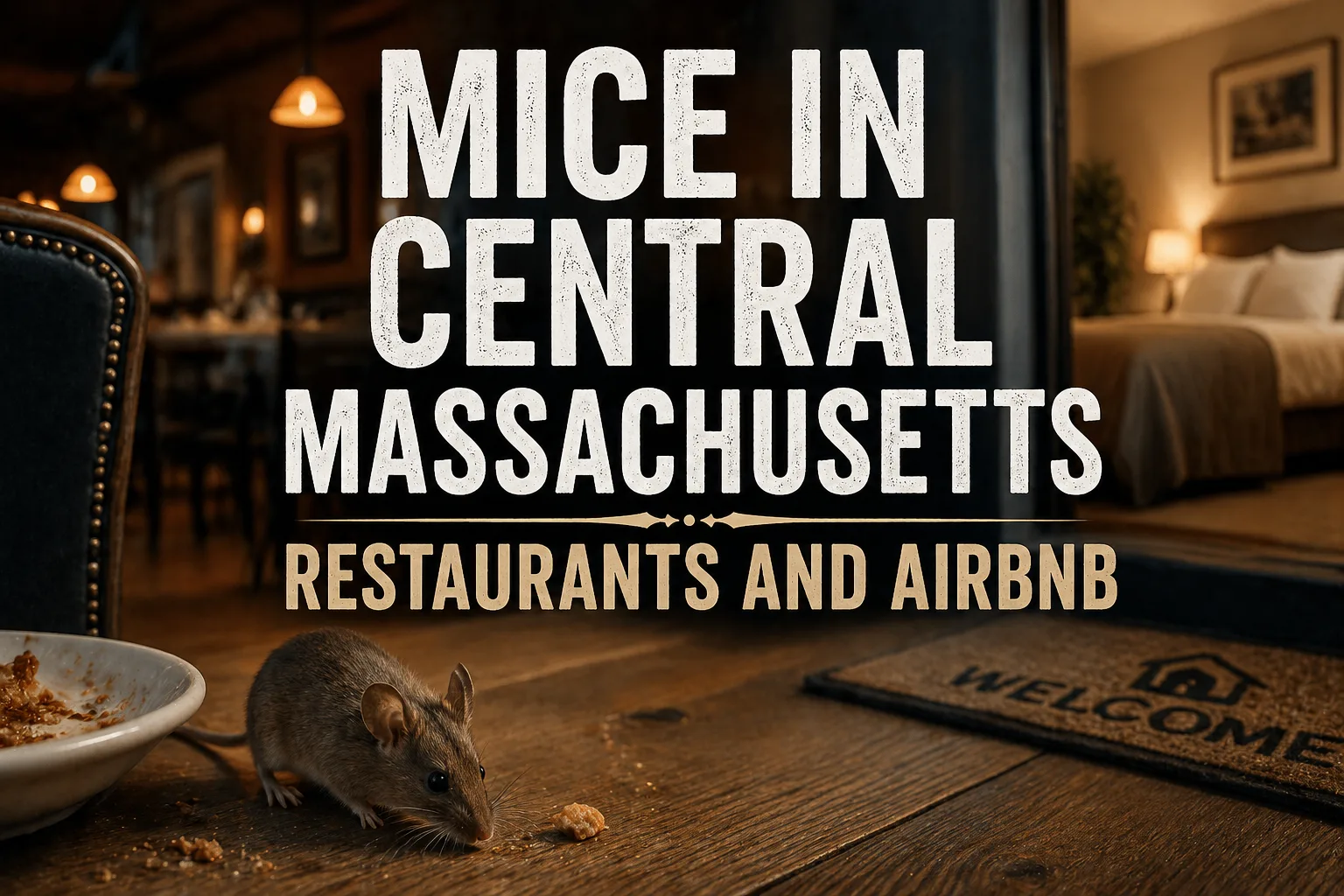 Mice in Restaurant or Airbnb